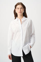Joseph Ribkoff Rhinestone Button-Down Shirt