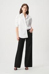 Joseph Ribkoff Rhinestone Button-Down Shirt