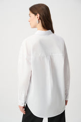 Joseph Ribkoff Rhinestone Button-Down Shirt