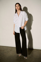 Joseph Ribkoff Rhinestone Button-Down Shirt