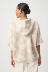 Joseph Ribkoff Hooded Animal Print Sweater
