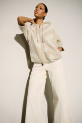 Joseph Ribkoff Hooded Animal Print Sweater