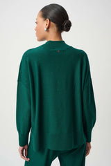 Joseph Ribkoff Sequin Mock-Neck Sweater