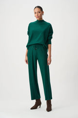 Joseph Ribkoff Sequin Knit Drawstring Culottes