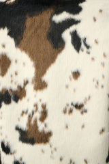Joseph Ribkoff Faux Fur Cow Print Coat