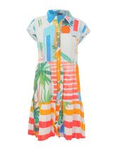 Dolcezza "Pots on the Stairs"  Woven Dress