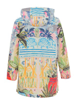 Dolcezza "Cheetah in the City" Woven Raincoat