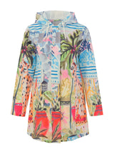 Dolcezza "Cheetah in the City" Woven Raincoat