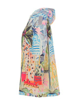 Dolcezza "Cheetah in the City" Woven Raincoat