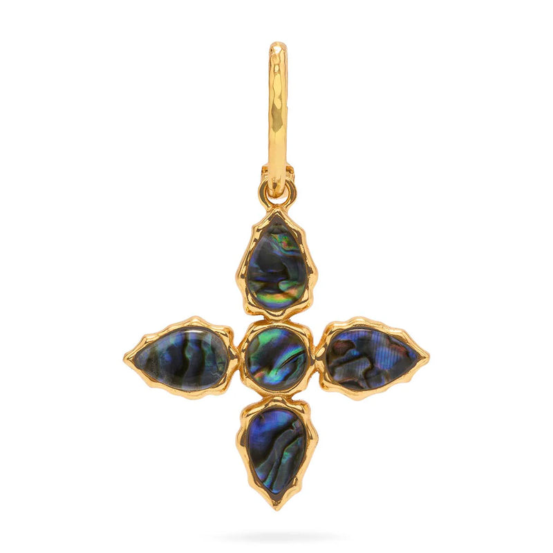 Capucine De Wulf Aurora Reversible Pendant - Abalone/MOP