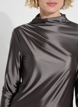 Lyssé Shalom Satin Jersey-Gray Ash