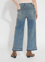 Lyssé 'Holding Power' Era Wide Leg Premium Denim-Nutshell Dye Midwash