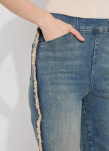 Lyssé 'Holding Power' Era Wide Leg Premium Denim-Nutshell Dye Midwash