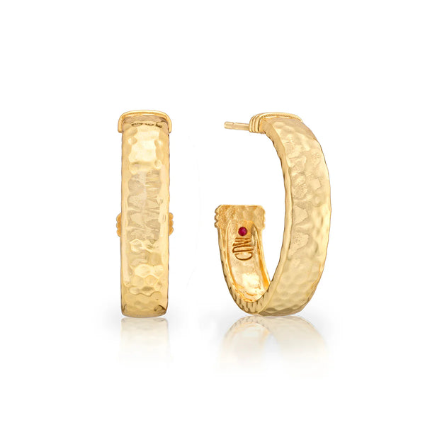 Capucine De Wulf Cleopatra Classic Medium Hoop Earrings - Gold