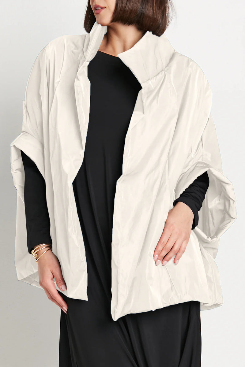PLANET Nylon Chic Cape | Stone