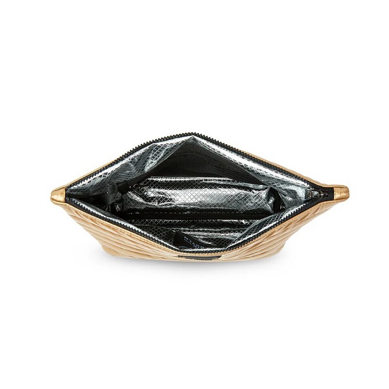 Think Royln Travel Trio Organizational Pouches | Gold/Nude/Leopard