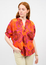 Ivy Jane Floral Print Popover Top