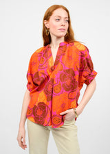 Ivy Jane Floral Print Popover Top