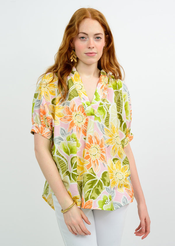 Ivy Jane Tropical Floral Popover | Multi