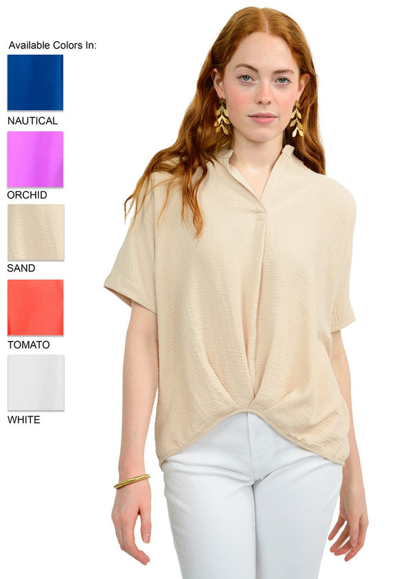 Ivy Jane Tuck Hem Top | White