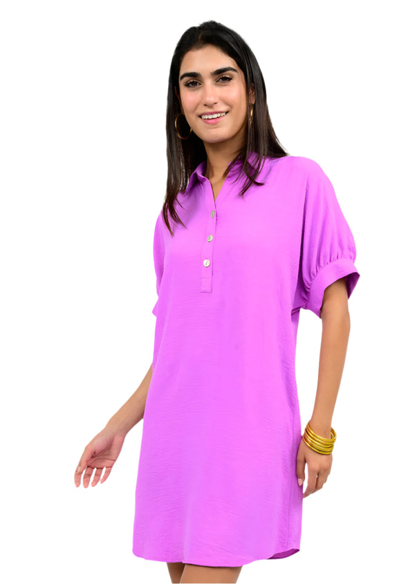 Ivy Jane Camp Shirt Dress | Orchid