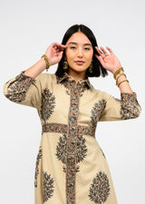 Ivy Jane Tree of Life Dress | Khaki