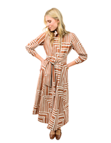 Ivy Jane Graphic Midi Shirt Dress