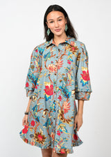 Ivy Jane Ruffled Edges Dress | Slate
