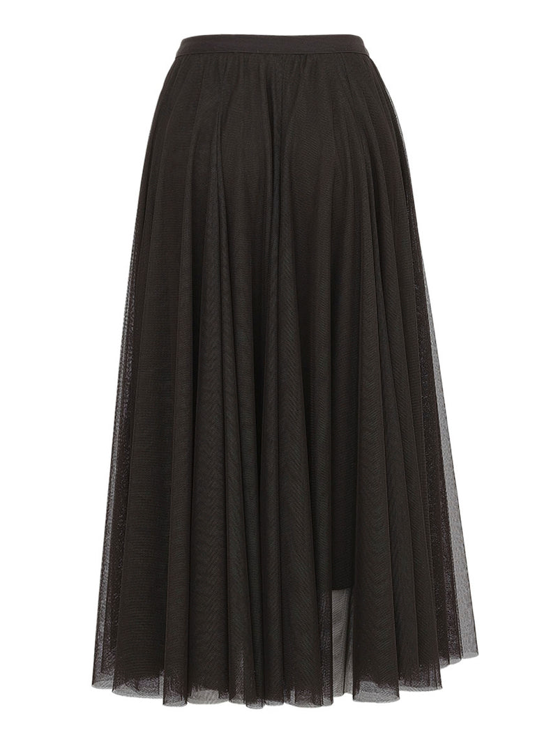 Dolcezza Knit Skirt-Black