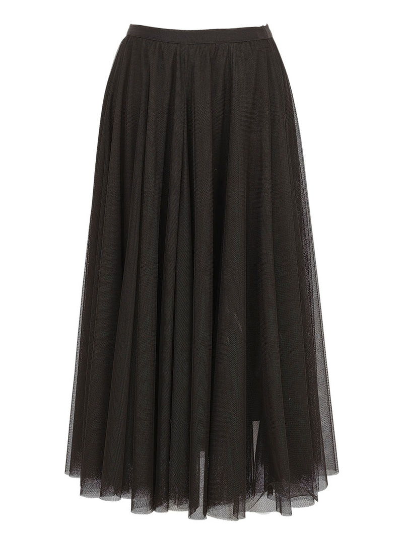 Dolcezza Knit Skirt-Black