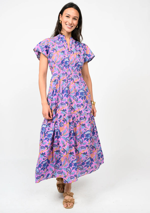 Ivy Jane Uncle Frank Fields of Color Maxi Dress | Violet Floral