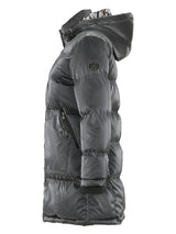 Dolcezza Solid Puffer Coat-Steel