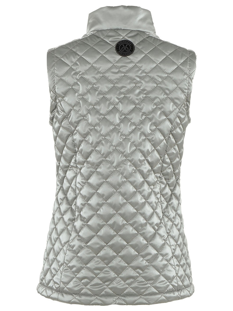 Dolcezza Woven Vest-Silver