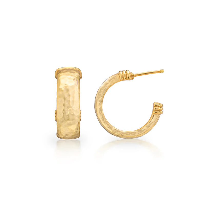 Capucine De Wulf Cleopatra Classic Small Hoop Earrings - Gold