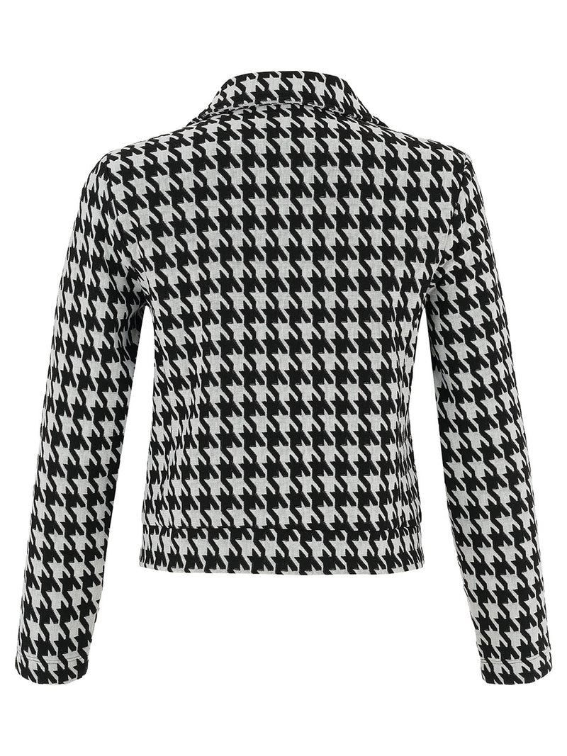 Dolcezza Knit Jacket | Black/White