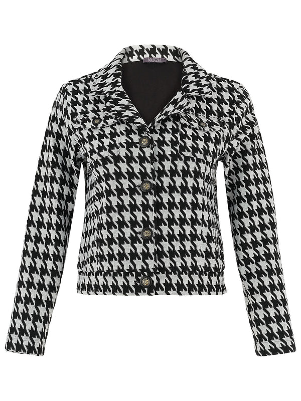 Dolcezza Knit Jacket | Black/White