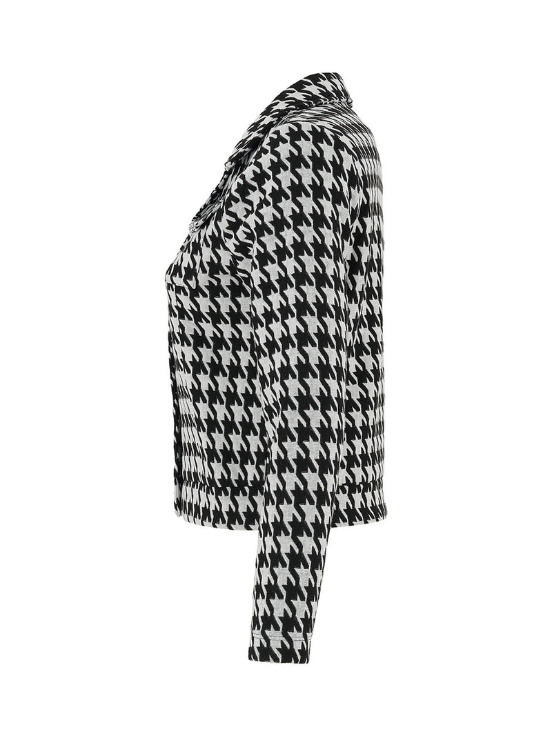 Dolcezza Knit Jacket | Black/White