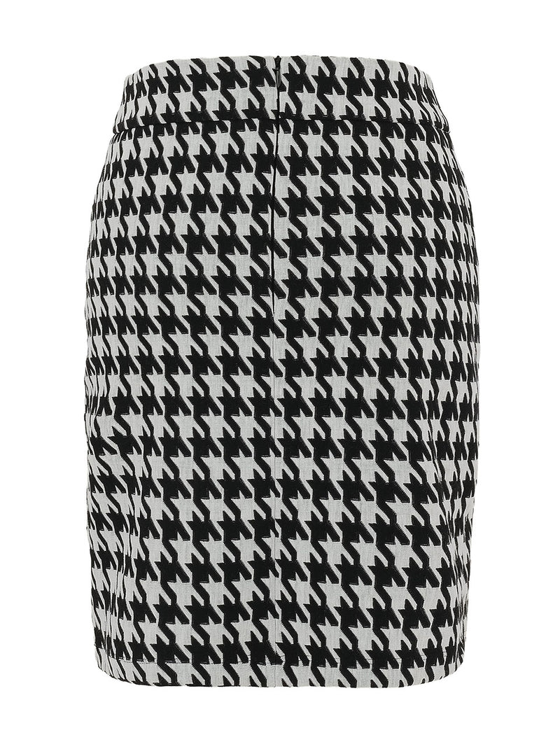 Dolcezza Knit Skirt | Black/White