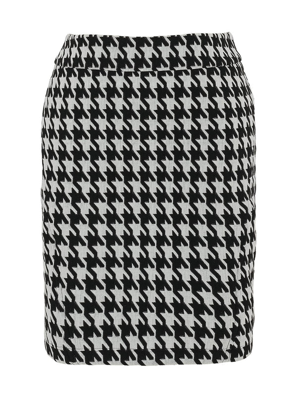 Dolcezza Knit Skirt | Black/White