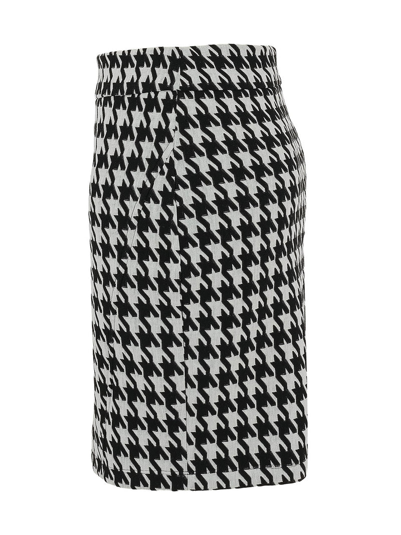 Dolcezza Knit Skirt | Black/White