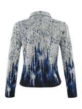 Dolcezza Knit Jacket | Grey/Blue