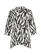 Dolcezza Woven Blouse | Black/White
