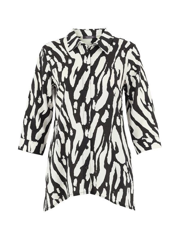 Dolcezza Woven Blouse | Black/White