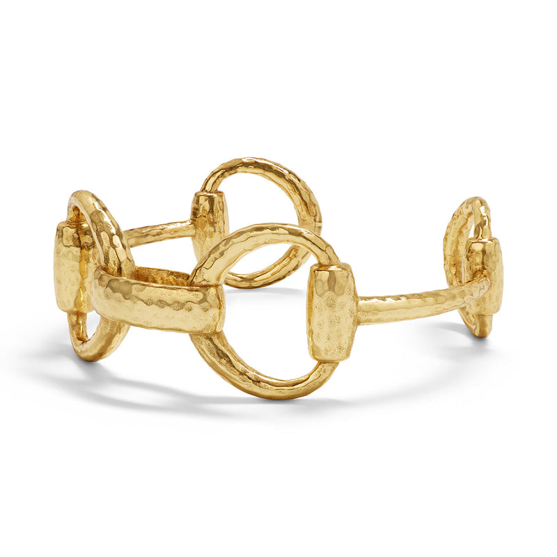 Capucine De Wulf Equestrian Snaffle Bit Link Cuff - Gold