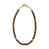 Capucine De Wulf Earth Goddess Single Strand Necklace, 16+2'' - Teak