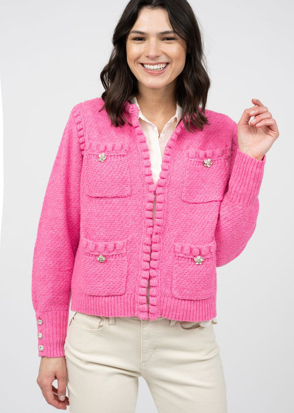 Ivy Jane Cardi-Hoy Pink