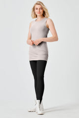 Planet Cotton Lycra Ruche Tank