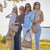 HOBO Daisy Daze Large Wristlet | Meadow Woven Straw