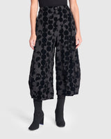 Alembika Flocked Lantern Pant | Crescent