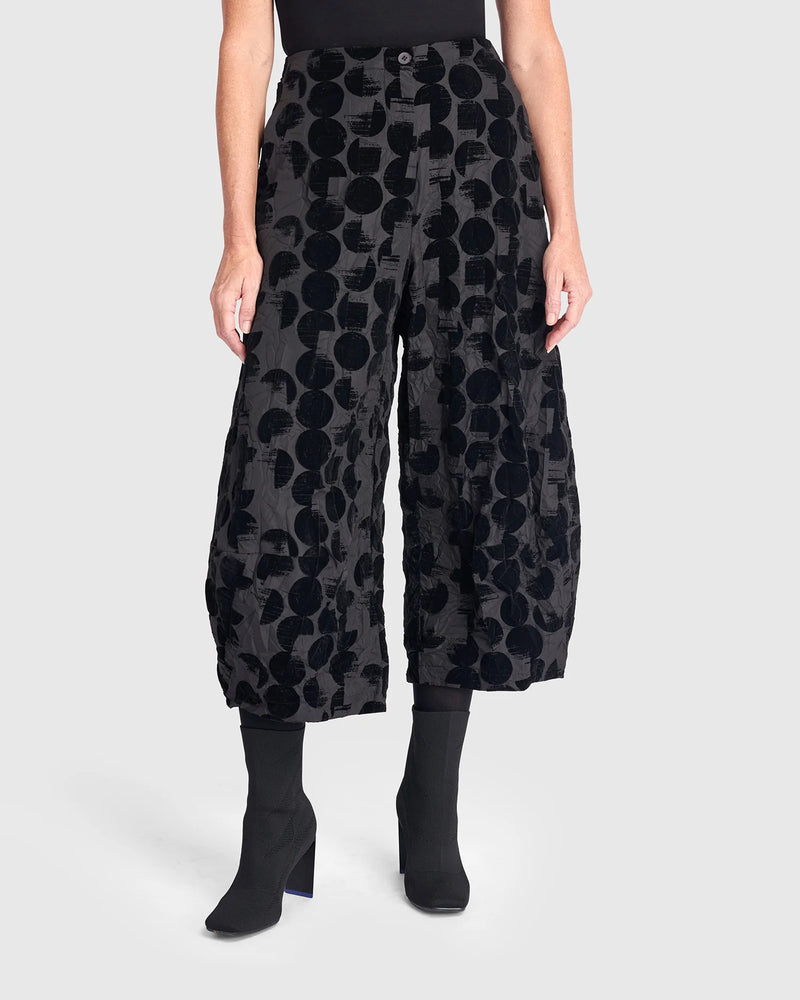Alembika Flocked Lantern Pant | Crescent